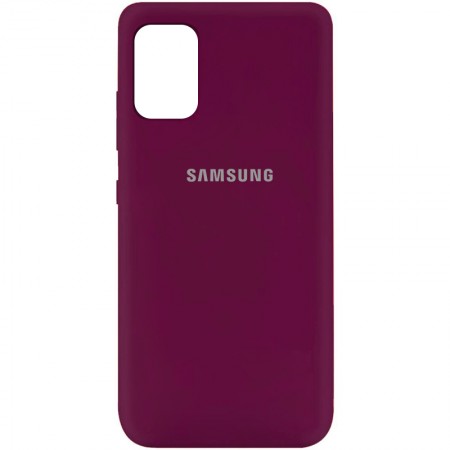 Чехол Silicone Cover My Color Full Protective (A) для Samsung Galaxy A31 Червоний (15558)