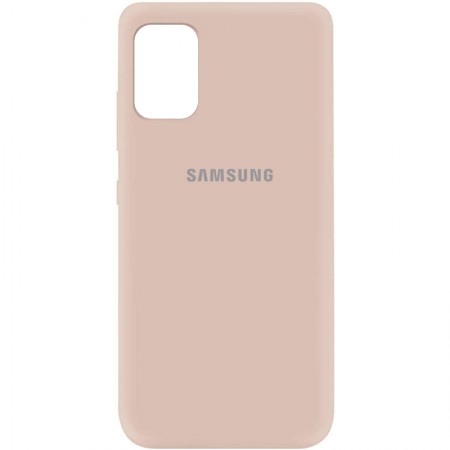 Чехол Silicone Cover My Color Full Protective (A) для Samsung Galaxy A31 Рожевий (15553)