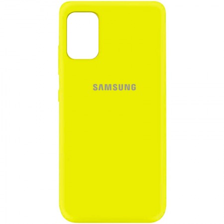 Чехол Silicone Cover My Color Full Protective (A) для Samsung Galaxy A31 Жовтий (15556)