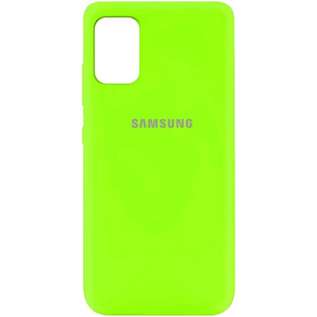 Чехол Silicone Cover My Color Full Protective (A) для Samsung Galaxy A31 Салатовий (15552)