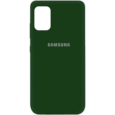 Чехол Silicone Cover My Color Full Protective (A) для Samsung Galaxy A31 Зелений (15557)