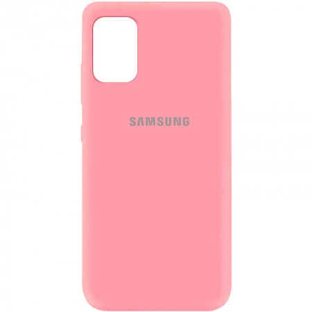 Чехол Silicone Cover My Color Full Protective (A) для Samsung Galaxy A31 Рожевий (15554)