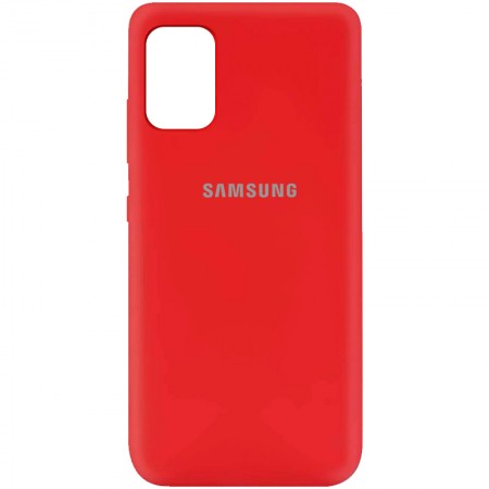 Чехол Silicone Cover My Color Full Protective (A) для Samsung Galaxy A31 Червоний (15555)
