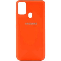 Чехол Silicone Cover My Color Full Protective (A) для Samsung Galaxy A21s Помаранчевий (17372)