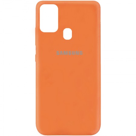 Чехол Silicone Cover My Color Full Protective (A) для Samsung Galaxy A21s Оранжевый (16215)