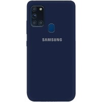 Чехол Silicone Cover My Color Full Protective (A) для Samsung Galaxy A21s Синій (17368)