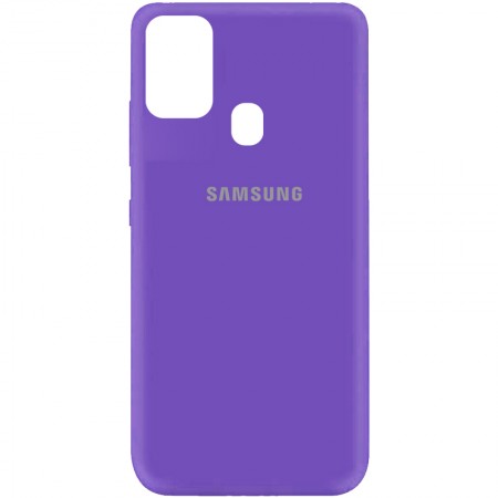 Чехол Silicone Cover My Color Full Protective (A) для Samsung Galaxy A21s Фиолетовый (17367)