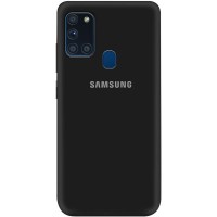 Чехол Silicone Cover My Color Full Protective (A) для Samsung Galaxy A21s Чорний (6434)