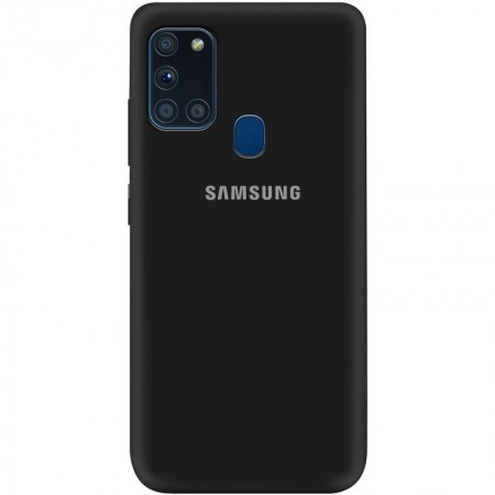 Чехол Silicone Cover My Color Full Protective (A) для Samsung Galaxy A21s Черный (6434)