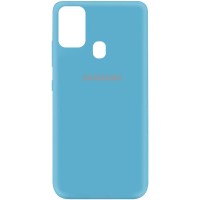 Чехол Silicone Cover My Color Full Protective (A) для Samsung Galaxy A21s Блакитний (16219)