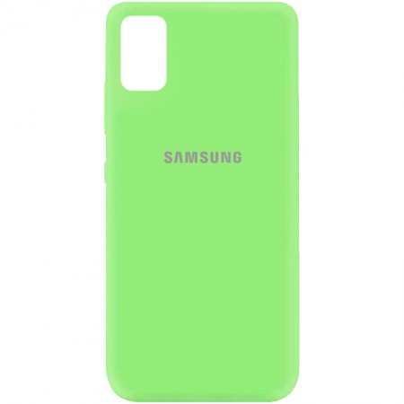 Чехол Silicone Cover My Color Full Protective (A) для Samsung Galaxy A41 Зелений (17381)