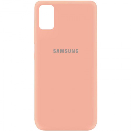 Чехол Silicone Cover My Color Full Protective (A) для Samsung Galaxy A41 Рожевий (17380)