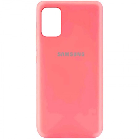 Чехол Silicone Cover My Color Full Protective (A) для Samsung Galaxy A41 Рожевий (17379)