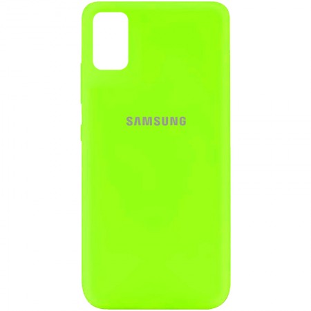 Чехол Silicone Cover My Color Full Protective (A) для Samsung Galaxy A41 Салатовий (17378)