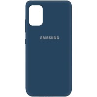 Чохол Silicone Cover My Color Full Protective (A) для Samsung Galaxy A41 Синий (35043)
