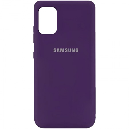 Чехол Silicone Cover My Color Full Protective (A) для Samsung Galaxy A41 Фіолетовий (6440)