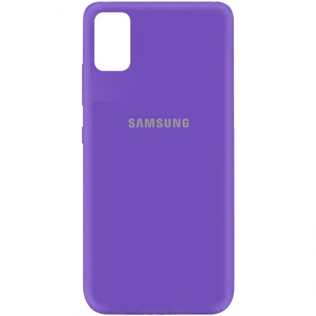 Чехол Silicone Cover My Color Full Protective (A) для Samsung Galaxy A41 Фіолетовий (17374)