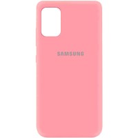 Чехол Silicone Cover My Color Full Protective (A) для Samsung Galaxy A51 Рожевий (15566)