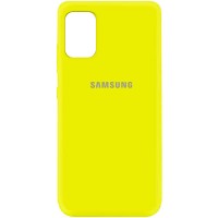 Чехол Silicone Cover My Color Full Protective (A) для Samsung Galaxy A51 Жовтий (15569)