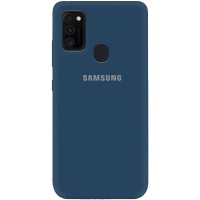 Чехол Silicone Cover My Color Full Protective (A) для Samsung Galaxy M30s / M21 Синий (15573)
