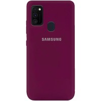 Чехол Silicone Cover My Color Full Protective (A) для Samsung Galaxy M30s / M21 Красный (15582)