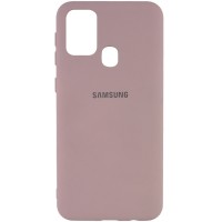 Чехол Silicone Cover My Color Full Protective (A) для Samsung Galaxy M31 Рожевий (15587)