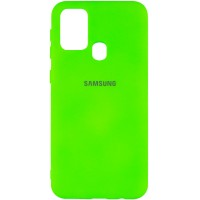 Чехол Silicone Cover My Color Full Protective (A) для Samsung Galaxy M31 Салатовий (15588)