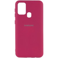 Чехол Silicone Cover My Color Full Protective (A) для Samsung Galaxy M31 Червоний (15592)