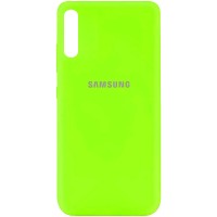Чехол Silicone Cover My Color Full Protective (A) для Samsung Galaxy A50 (A505F) / A50s / A30s Салатовый (15598)