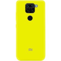 Чехол Silicone Cover My Color Full Protective (A) для Xiaomi Redmi Note 9 / Redmi 10X Желтый (15609)