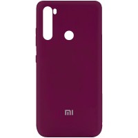 Чехол Silicone Cover My Color Full Protective (A) для Xiaomi Redmi Note 8T Красный (6468)