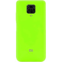 Чехол Silicone Cover My Color Full Protective (A) для Xiaomi Redmi Note 9s/Note 9 Pro/Note 9 Pro Max Салатовый (15620)