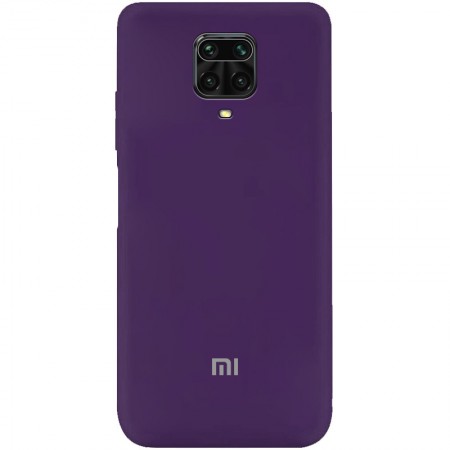 Чехол Silicone Cover My Color Full Protective (A) для Xiaomi Redmi Note 9s/Note 9 Pro/Note 9 Pro Max Фиолетовый (15616)