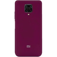 Чехол Silicone Cover My Color Full Protective (A) для Xiaomi Redmi Note 9s/Note 9 Pro/Note 9 Pro Max Красный (15623)
