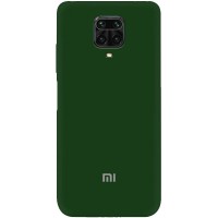 Чехол Silicone Cover My Color Full Protective (A) для Xiaomi Redmi Note 9s/Note 9 Pro/Note 9 Pro Max Зелёный (15622)