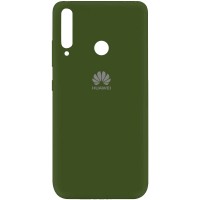 Чехол Silicone Cover My Color Full Protective (A) для Huawei P40 Lite E / Y7p (2020) Зелёный (6577)