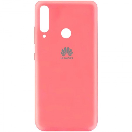Чехол Silicone Cover My Color Full Protective (A) для Huawei P40 Lite E / Y7p (2020) Рожевий (6572)