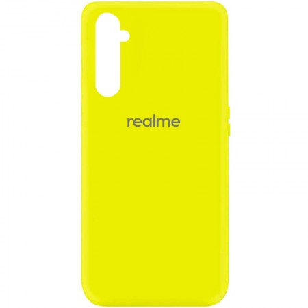 Чехол Silicone Cover My Color Full Protective (A) для Realme 6 Pro Желтый (6592)