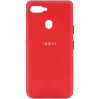Чехол Silicone Cover My Color Full Protective (A) для Oppo A5s / Oppo A12 Красный (15633)