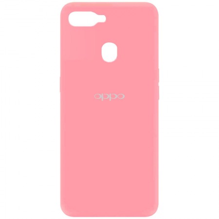 Чехол Silicone Cover My Color Full Protective (A) для Oppo A5s / Oppo A12 Розовый (15631)