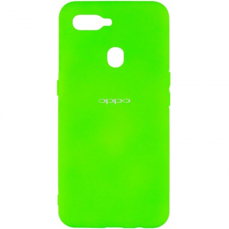 Чехол Silicone Cover My Color Full Protective (A) для Oppo A5s / Oppo A12 Салатовый (15630)