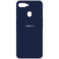 Чехол Silicone Cover My Color Full Protective (A) для Oppo A5s / Oppo A12 Синий (15629)