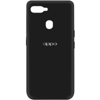 Чехол Silicone Cover My Color Full Protective (A) для Oppo A5s / Oppo A12 Черный (15625)