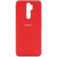 Чехол Silicone Cover My Color Full Protective (A) для Oppo A5 (2020) / Oppo A9 (2020) Красный (6610)
