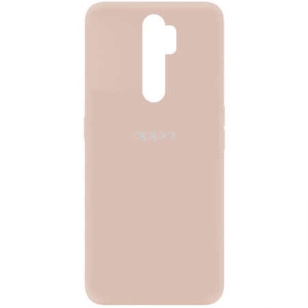 Чехол Silicone Cover My Color Full Protective (A) для Oppo A5 (2020) / Oppo A9 (2020) Розовый (6608)