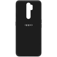 Чехол Silicone Cover My Color Full Protective (A) для Oppo A5 (2020) / Oppo A9 (2020) Черный (6603)