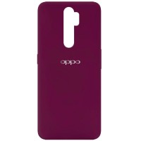 Чехол Silicone Cover My Color Full Protective (A) для Oppo A5 (2020) / Oppo A9 (2020) Красный (6612)