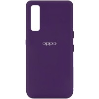 Чехол Silicone Cover My Color Full Protective (A) для Oppo Reno 3 Pro Фиолетовый (6617)
