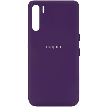 Чехол Silicone Cover My Color Full Protective (A) для Oppo A91 Фиолетовый (15644)