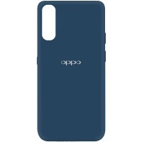 Чехол Silicone Cover My Color Full Protective (A) для Oppo Find X2 Синий (6627)